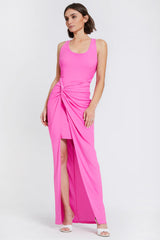 Light Gray Darcy | Jersey Maxi Dress Formal Dress