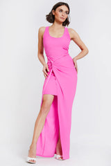 Light Gray Darcy | Jersey Maxi Dress Formal Dress