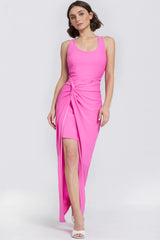 Light Gray Darcy | Jersey Maxi Dress Formal Dress