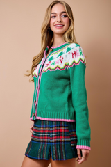 Tan The Merry Little Cardigan Sweater