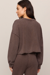 Dim Gray Circuit Crew Neck Sweatshirt Sweatshirt