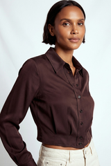 Alice Blue Paisley Shirt Shirt
