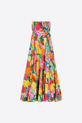 White Smoke Susan Dress in Fruit Print Maxi Dress