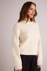 Gray Drop Shoulder Sweater Sweater