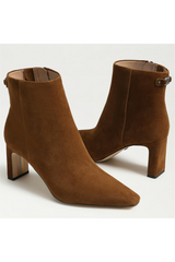 Saige Ankle Booties | Warm Nutmeg Suede