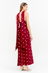 Magdalena Bias Cut Midi Dress Midi Dress
