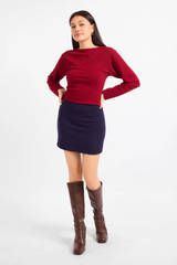 White Smoke On A Stroll Mini Skirt Mini Skirt
