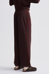 Lavender Brushed Rib Wide Leg Pant 28 Pant