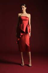 Dorothea | Draped Bow Dress