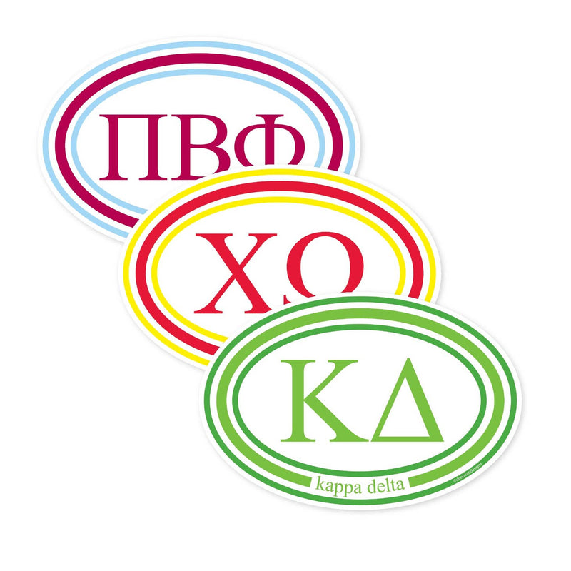 Lavender Sorority Bumper Sticker Sorority Sticker