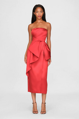 Dorothea | Draped Bow Dress