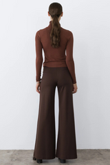 Lavender Modal Turtleneck Top