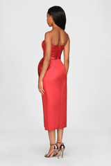 Dorothea | Draped Bow Dress