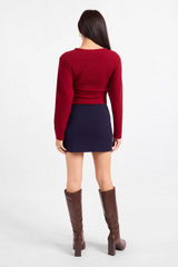 White Smoke On A Stroll Mini Skirt Mini Skirt