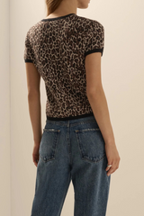 Light Gray The 9 to 5 Cardigan in Leopard Cardigan