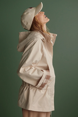 Dim Gray Etta Short Rain Jacket Jacket