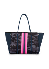 Dark Slate Gray Greyson Epic Neoprene Tote Handbags