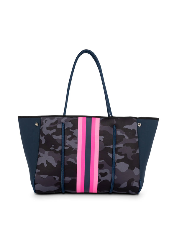 Dark Slate Gray Greyson Epic Neoprene Tote Handbags
