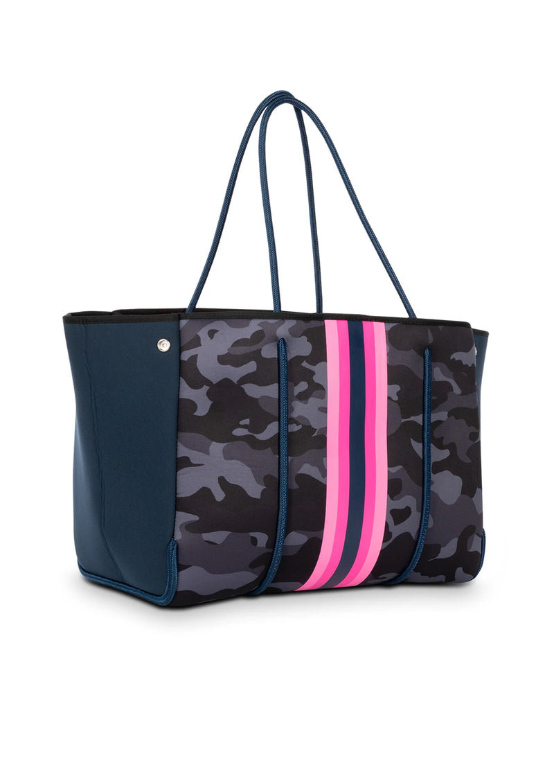 Dark Slate Gray Greyson Epic Neoprene Tote Handbags