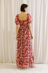 Light Gray Camille Floral Maxi Dress Maxi Dress