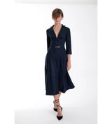 Karina Grimaldi / Karina Grimaldi Victoria Suede Maxi Dress / Large Karina Grimaldi / Karina Grimaldi Victoria Suede Maxi Dress / Large