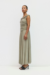 Lavender The Annabelle Dress Midi Dress