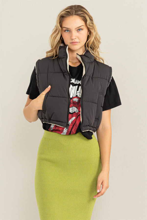 Light Gray So Cozy Vest Vest