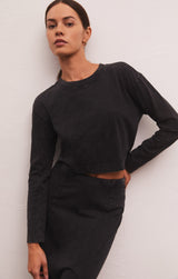 Light Gray Sloane Top Shirts & Tops