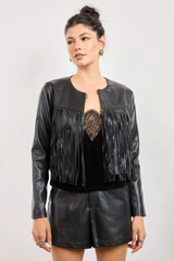 Lavender Daredevil Fringe Jacket Jacket