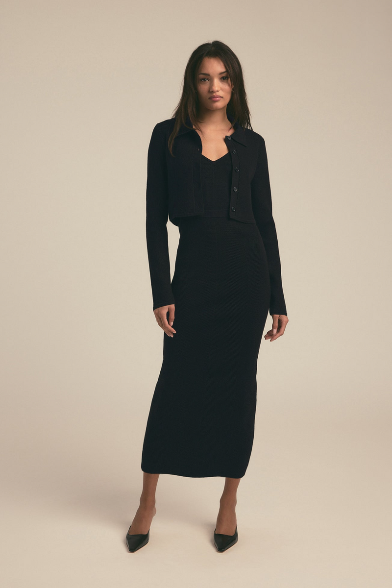 Gray The Piper Dress Midi Dress