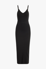 Black The Piper Dress Midi Dress