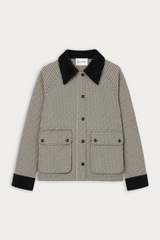Lavender The Heritage Jacket in Black Check Jacket