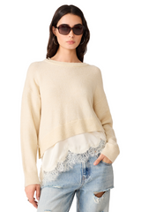 White Smoke Aries Sweater Sweater