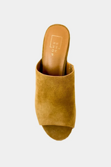 Hayden Platform Mule | Camel Suede