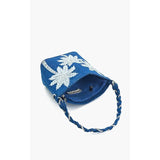 Dark Slate Blue Blanc Bliss Beaded Bag Bag
