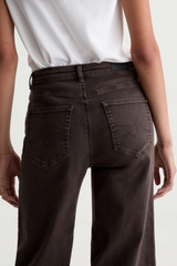Lavender Saige Wide Leg Crop | Sulfur Burnt Umber Jeans