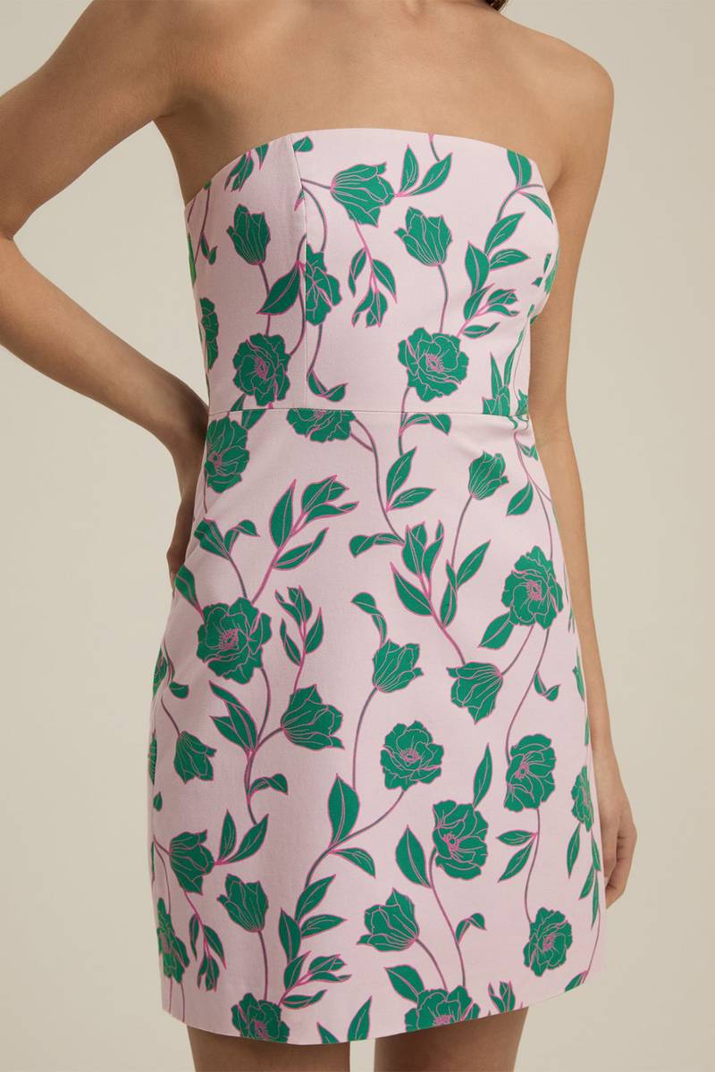Gray The Willow Dress in Wisteria Field Floral Mini Dress