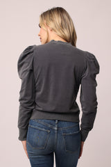 Light Gray Vivian Sweatshirt Top