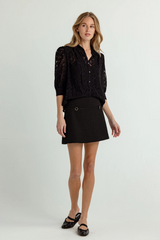 Light Gray Hugo Skirt Mini Skirt