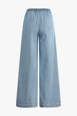 Slate Gray The Malibu Wide Leg in Coronado Pant
