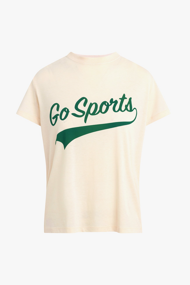 White Smoke Go Sports Tee Tee