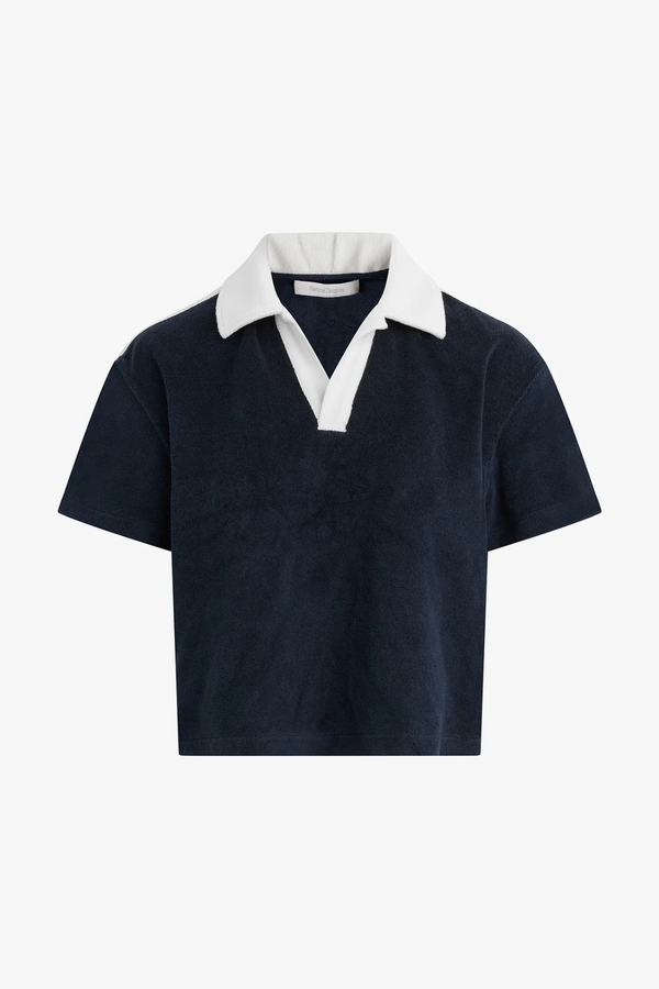 White Smoke The Crop Beach Shirt Top