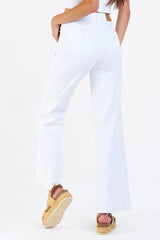 White Smoke Fiona Wide Leg Jean | White Jeans