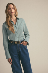 Gray The Classic Poplin Shirt Shirt