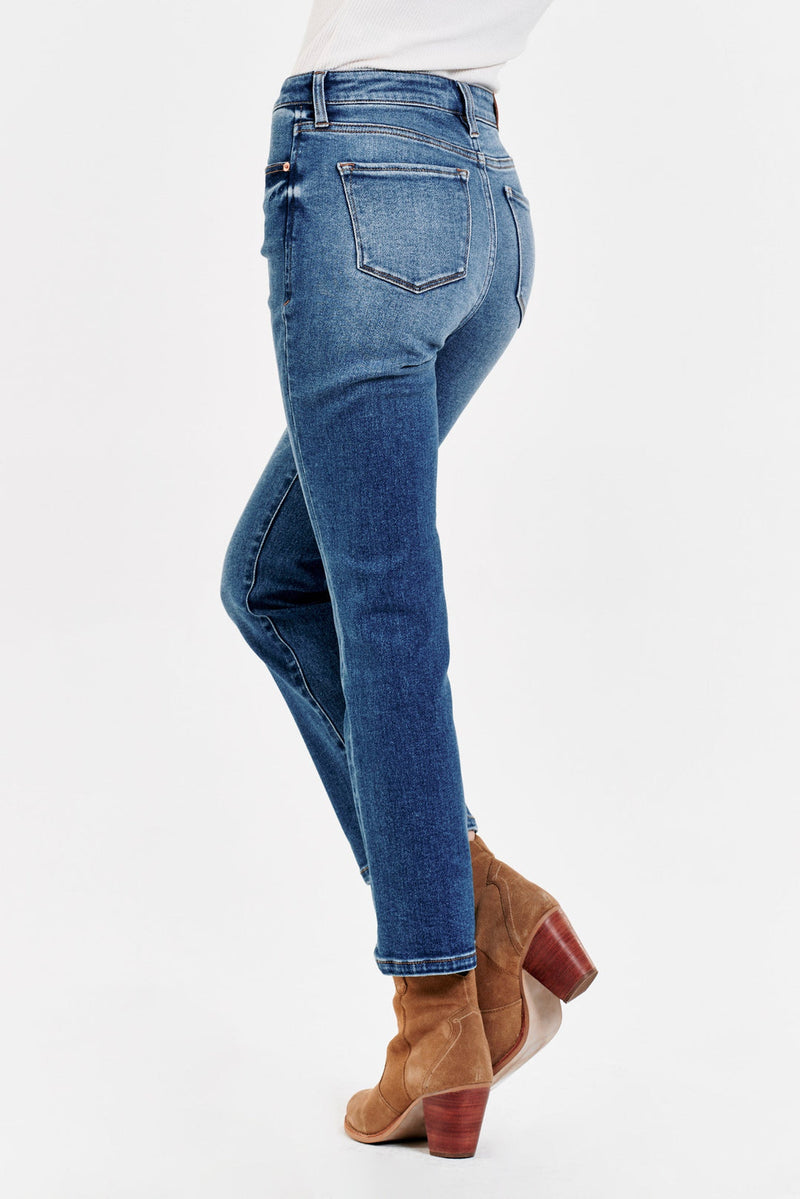 White Smoke Frankie Super High Rise Cropped Jeans Jeans