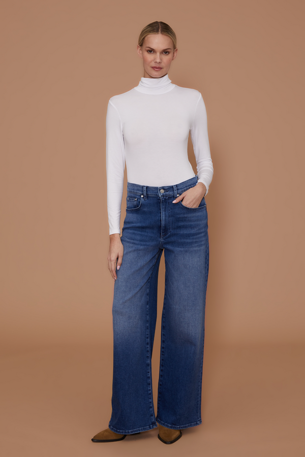 Rosy Brown Palazzo High Rise Trouser - Americana Jeans