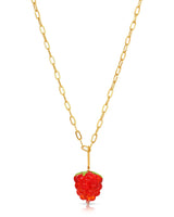 Firebrick Frutilla Necklace Necklace