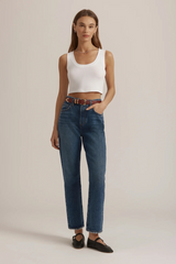 Gray The Otto High Rise Boyfriend Ankle | Havana Jeans