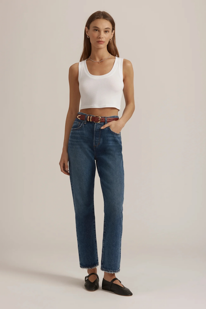 Gray The Otto High Rise Boyfriend Ankle | Havana Jeans
