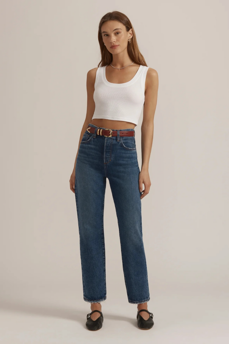 Gray The Otto High Rise Boyfriend Ankle | Havana Jeans